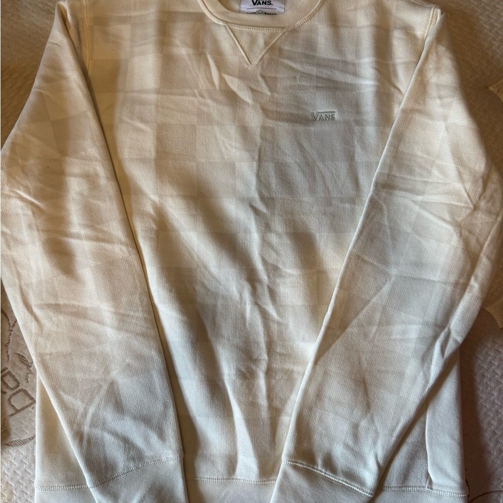 Vans Cream Crewneck Pullover